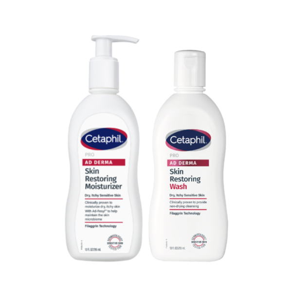 Cetaphil舒特膚 AD益膚康修護超值組